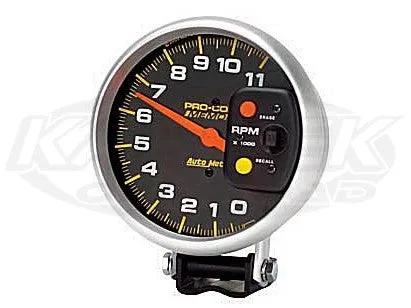 Pro-Comp 5" Pedestal Mount Tachometer 9,000 RPM w/ Memory Recall