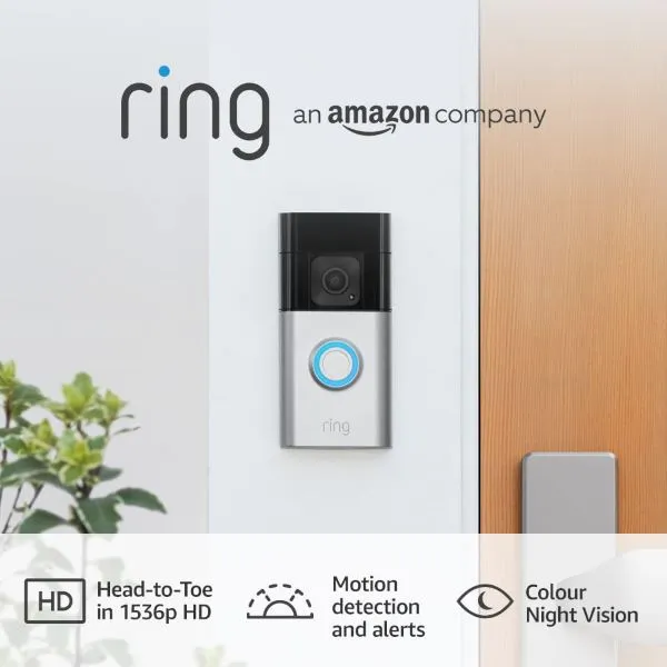 Ring Battery Doorbell Plus Wireless HD Video Doorbell