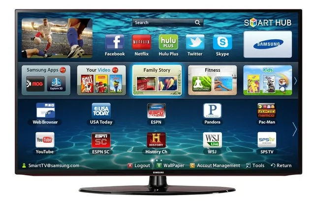 SAMSUNG UN32EH5300F 32"  1080P 120 CMR  LED SMART TV