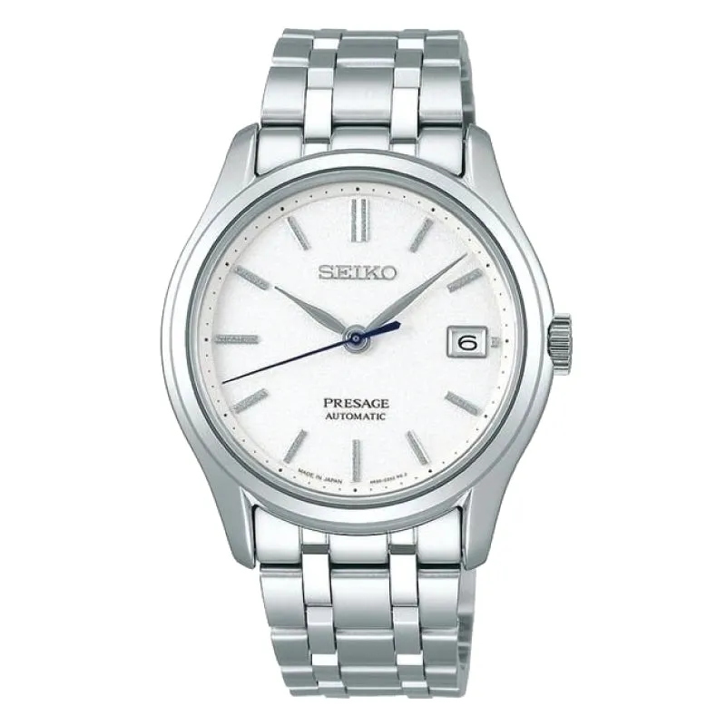 Seiko Presage (Japan Made) Automatic Silver Stainless Steel Band Watch SARY147 SARY147J (LOCAL BUYERS ONLY)