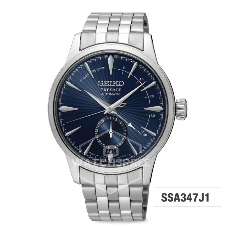 Seiko Presage (Japan Made) Automatic Silver Stainless Steel Band Watch SSA347J1 (Not For EU Buyers) (LOCAL BUYERS ONLY)