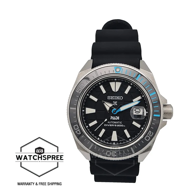 Seiko Prospex and PADI Solar Diver's Special Edition Black Silicone Strap Watch SRPG21K1 (LOCAL BUYERS ONLY)