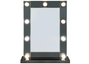 Smoked Broadway 9-Light Vanity Mirror by Lina Home