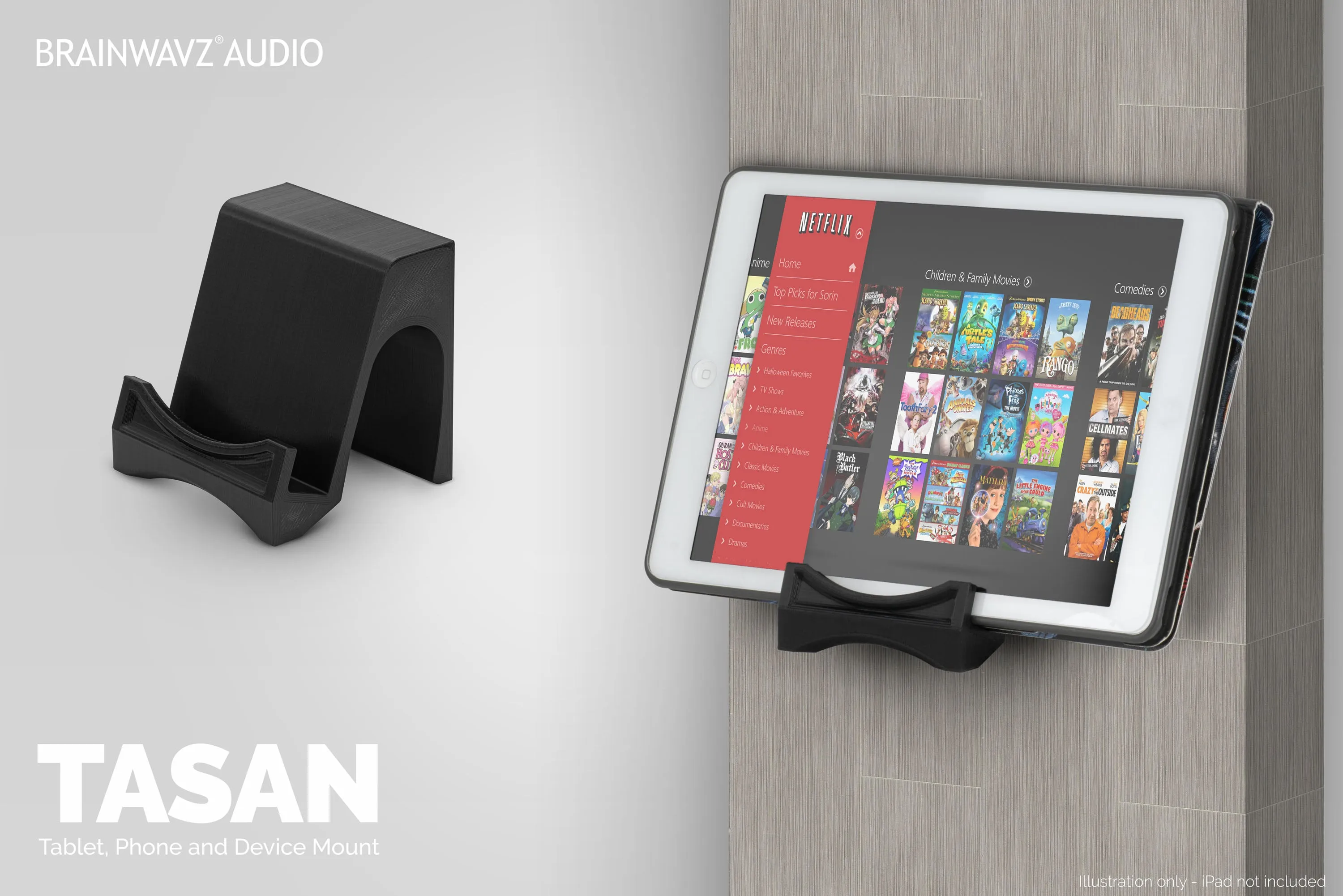 Tasan Desktop & Wall Mounted Phone and Tablet Stand