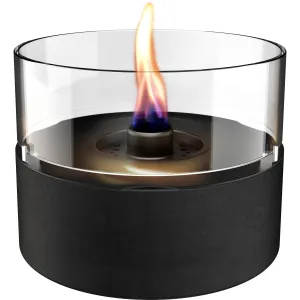 Tenderflame Cafe 18 Tabletop Candle Black