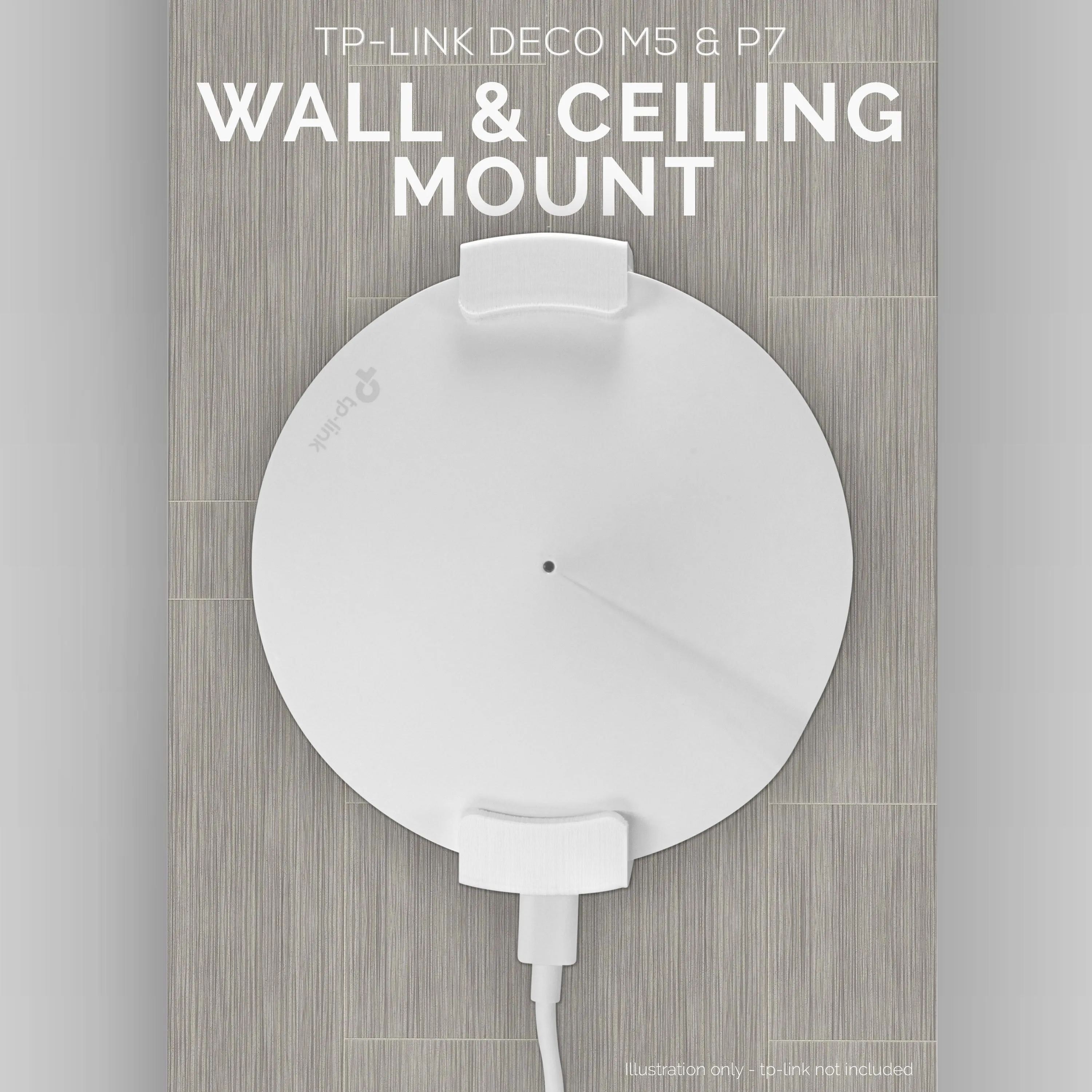 TP-Link Deco M5 & P7 Wall & Ceiling Mount Adhesive Bracket, Easy to Install