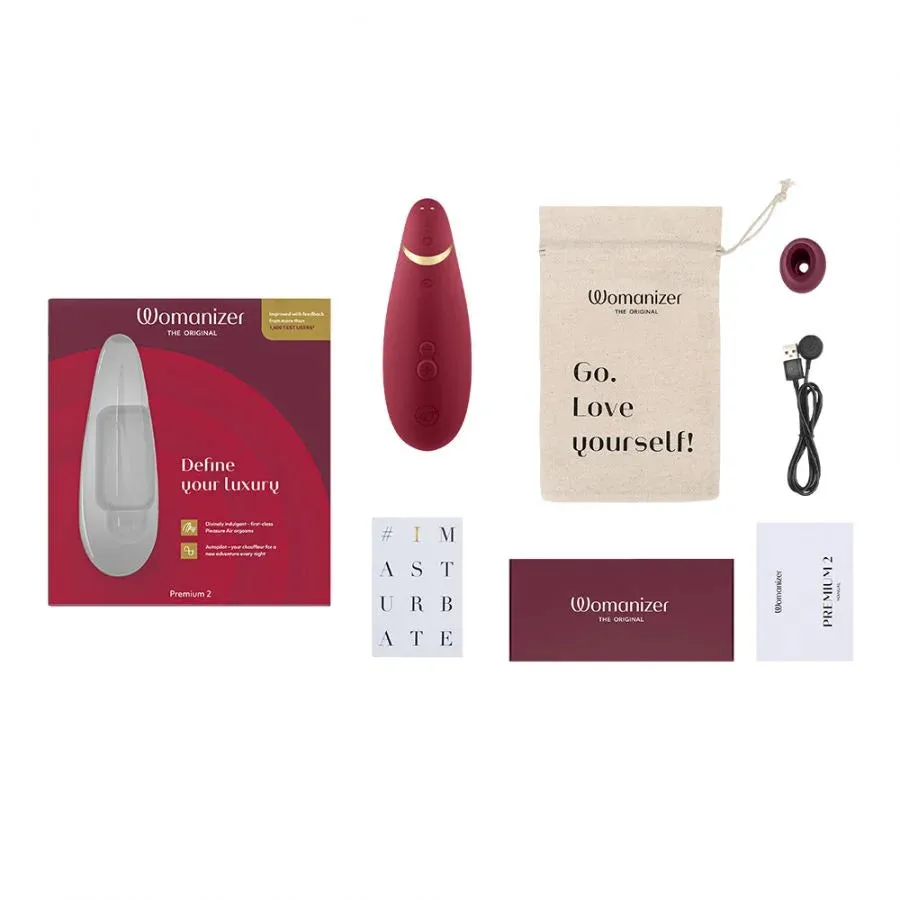 Womanizer Premium 2 - Clitoral Air Pleasure Stimulator