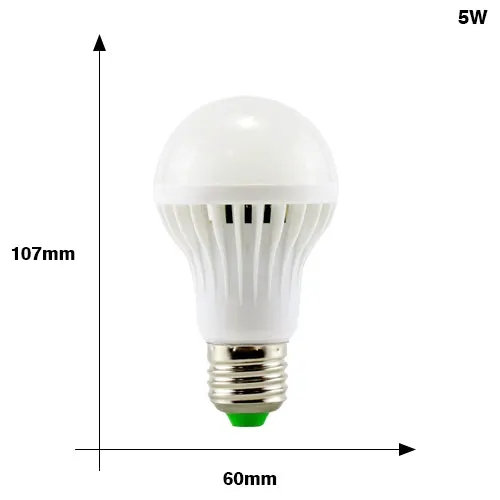 YNL E27 LED Sound Sensor Lamp 220v Led Bulb 3w 5w 7w 9w 12w White Auto Smart Infrared Body Sensor Light