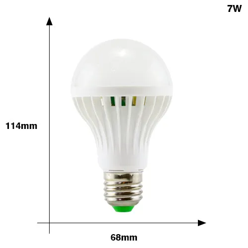 YNL E27 LED Sound Sensor Lamp 220v Led Bulb 3w 5w 7w 9w 12w White Auto Smart Infrared Body Sensor Light