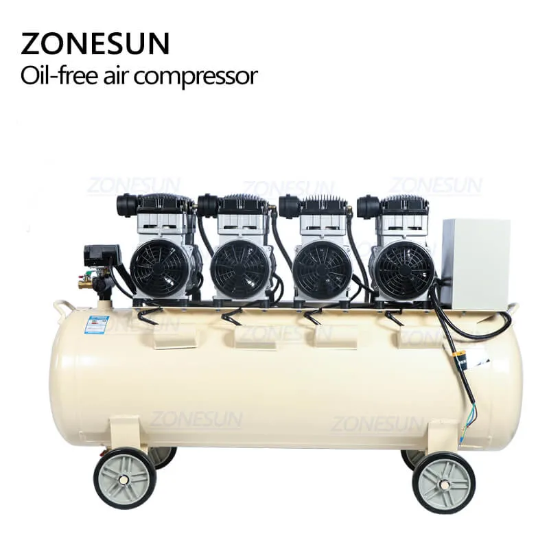 ZONESUN 160L 42Gallon Portable Industrial Factory Silent Air Compressor Machine