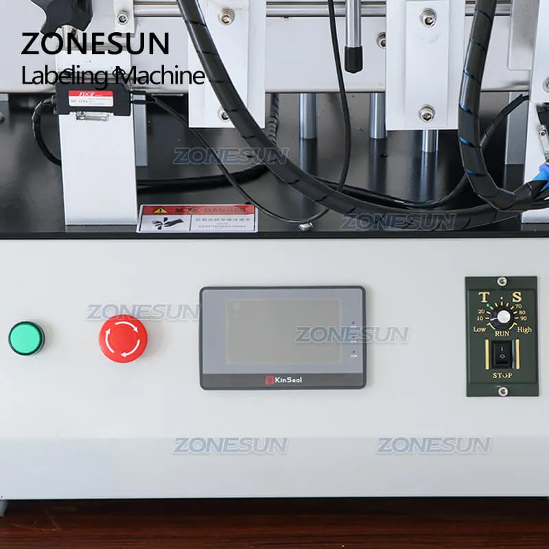 ZS-TB550 Automatic Glass Jar Square Hexagon Round Bottle Self-adhesive Sticker Labeling Machine